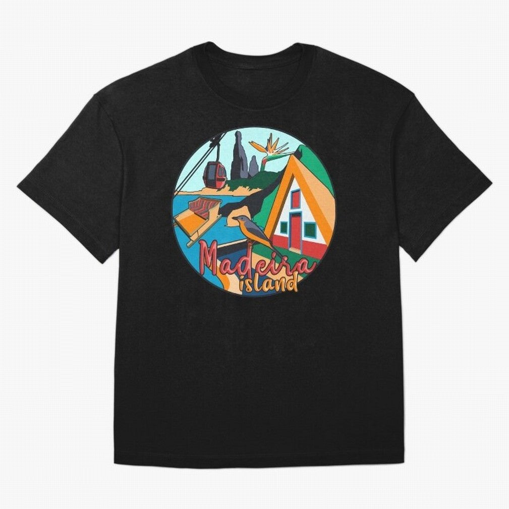 Madeira Island Oversized T-Shirt Experience the FIFA World Cup 2026 Group Stage Journey through Haaland and Mbappe Highlights, Argentina, France and Brazil Pride, Worldwide Fan Energy, Dramatic Goals, Stadium Lights and Championship Celebrations;