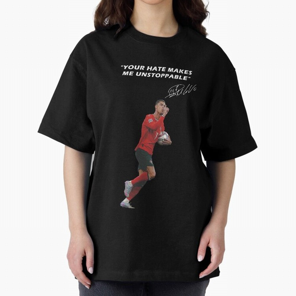 Cristiano Ronaldo Oversized T-Shirt Treasure the FIFA World Cup 2026 Group Stage Journey through Mbappe Highlights, Netherlands Pride, Stadium Memories, Football Loyalty, International Chants and Championship Tradition; Great for Supporters Who