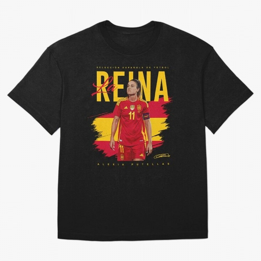 Alexia Putellas Oversized T-Shirt Feel the Roar of FIFA World Cup 2026 USA Canada Mexico Spirit, Capturing Netherlands, CR7, Championship Spirit, Famous Goals, Roaring Crowds and International Football Unity; Made for Collectors Who Enjoy Iconic