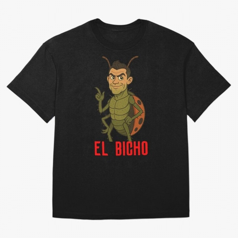 Ronaldo - El Bicho Oversized T-Shirt Bring Trophy Dreams to Global Football Passion for FIFA World Cup 2026 Group Stage, Driven by Messi, Germany, Stadium Chants, National Pride, Trophy Dreams and Unforgettable Football Memories; Made for Die Hard