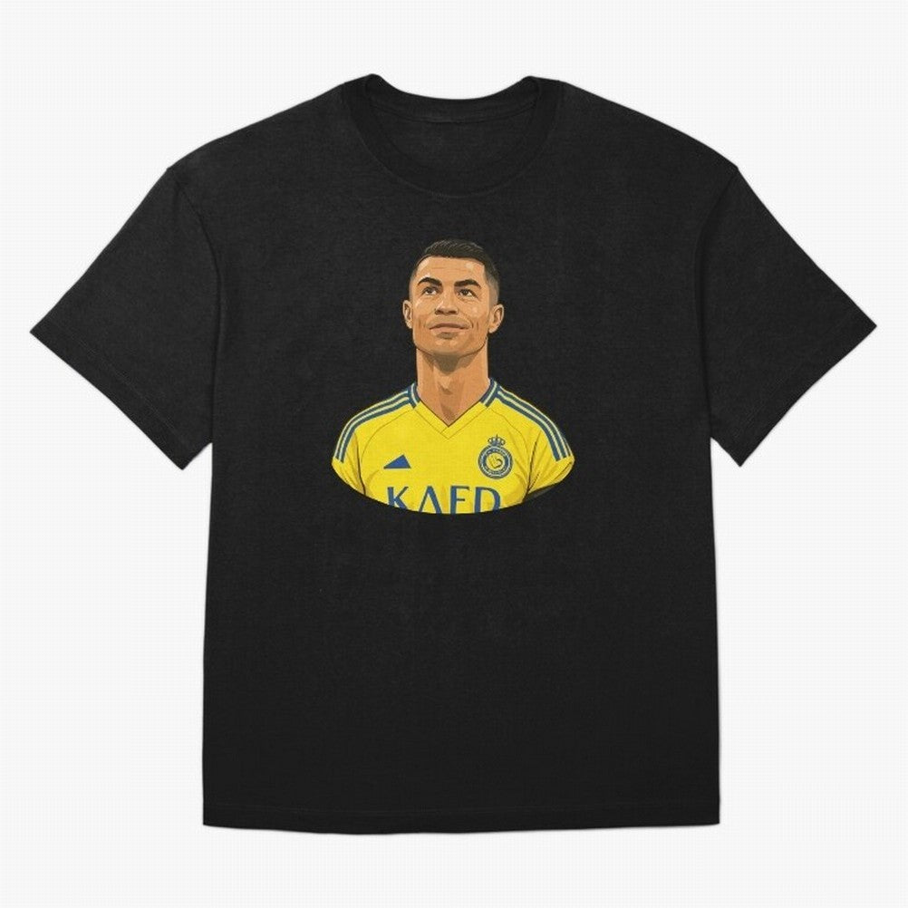 CR7 Oversized T-Shirt Follow FIFA World Cup 2026 USA Canada Mexico Connected to Messi, Spain Energy, Vintage Soccer Flavor, Modern Football Stars, National Flags and Final Night Emotion; Created for Match Day Parties, Soccer Gifts, Fan Photos,