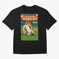 CR7 Comic Oversized T-Shirt Bring Legendary Rivalry Energy to FIFA World Cup 2026 USA Canada Mexico Spirit, Connected to France, Haaland and Mbappe, Match Day Excitement, Supporter Culture, Golden Goals and Global Football Passion; Made for Die