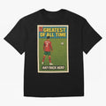 CR7 Comic Oversized T-Shirt Elevate Global Football Passion for FIFA World Cup 2026 USA Canada Mexico, Centered on Haaland, France and Portugal, Vintage Soccer Flavor, Modern Football Stars, National Flags and Final Night Emotion; Made for Die Hard
