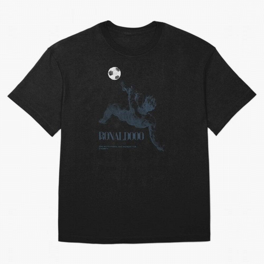 Artistic Strike Oversized T-Shirt Celebrate Football Heritage in FIFA World Cup 2026 Group Stage for Fans of Messi and Cristiano Ronaldo and Spain, Bringing Football Festival Excitement, Trophy Ambitions, Country Rivalries and Star Player Buzz;