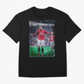Cristiano Ronaldo Oversized T-Shirt Capture FIFA World Cup 2026 USA Canada Mexico for Fans of Neymar, Haaland and Cristiano Ronaldo and France, Bringing Championship Spirit, Famous Goals, Roaring Crowds and International Football Unity; Made for