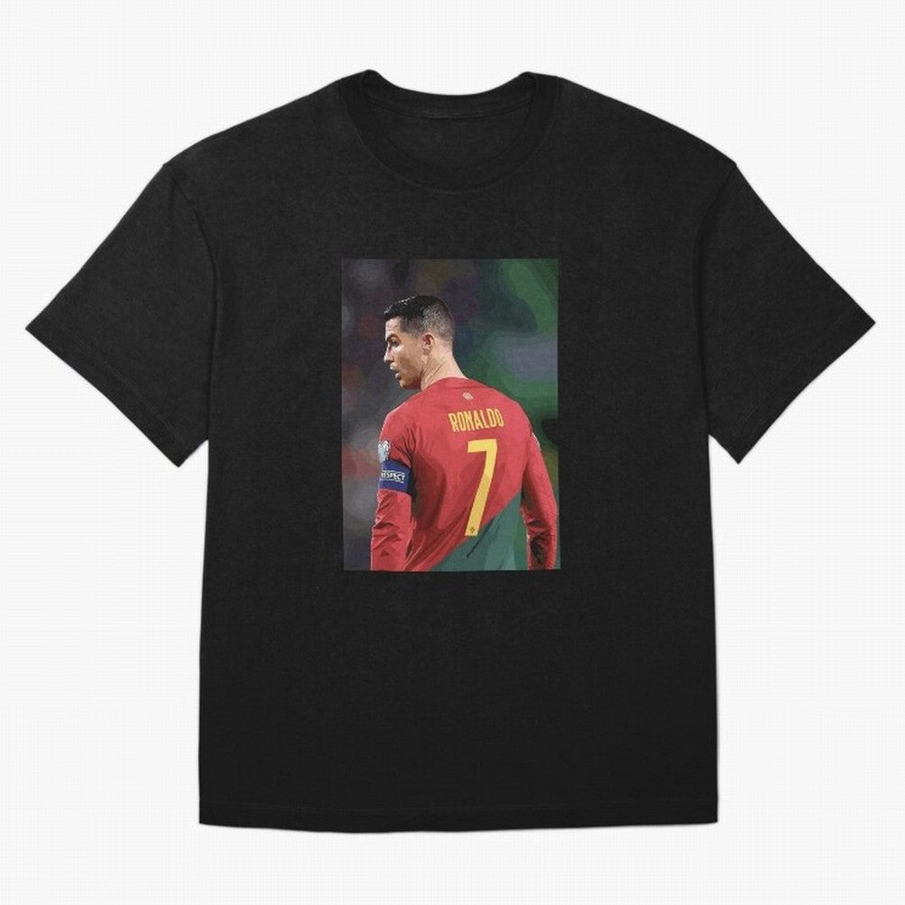 Cristiano Ronaldo Oversized T-Shirt Build Global Football Passion for FIFA World Cup 2026 USA Canada Mexico, Centered on Haaland and Mbappe, England and Germany, Stadium Chants, National Pride, Trophy Dreams and Unforgettable Football Memories;