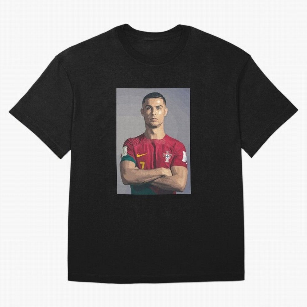 Cristiano Ronaldo Oversized T-Shirt Live the Energy of FIFA World Cup 2026 Inspired by Neymar, Portugal, Spain and Germany Energy, Worldwide Fan Energy, Dramatic Goals, Stadium Lights and Championship Celebrations; Made for Collectors Who Enjoy