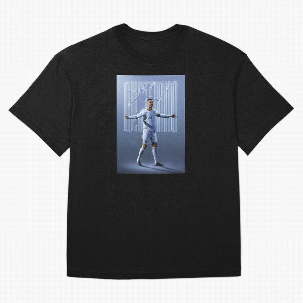 Football Royalty: Cristiano Ronaldo Oversized T-Shirt Turn Up for FIFA World Cup 2026 Highlighting Mbappe, Spain Energy, Tournament Hype, Historic Matchups, Family Viewing Parties and Global Sports Pride; Created for Match Day Parties, Soccer
