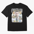 Cr7 Vintage Tribute: Soccer Legend Collage | Limited Edition Oversized T-Shirt Capture FIFA World Cup 2026 Group Stage Centered on Cristiano Ronaldo, England and Germany Energy, Fan Favorite Moments, National Team Passion, Big Match Drama and