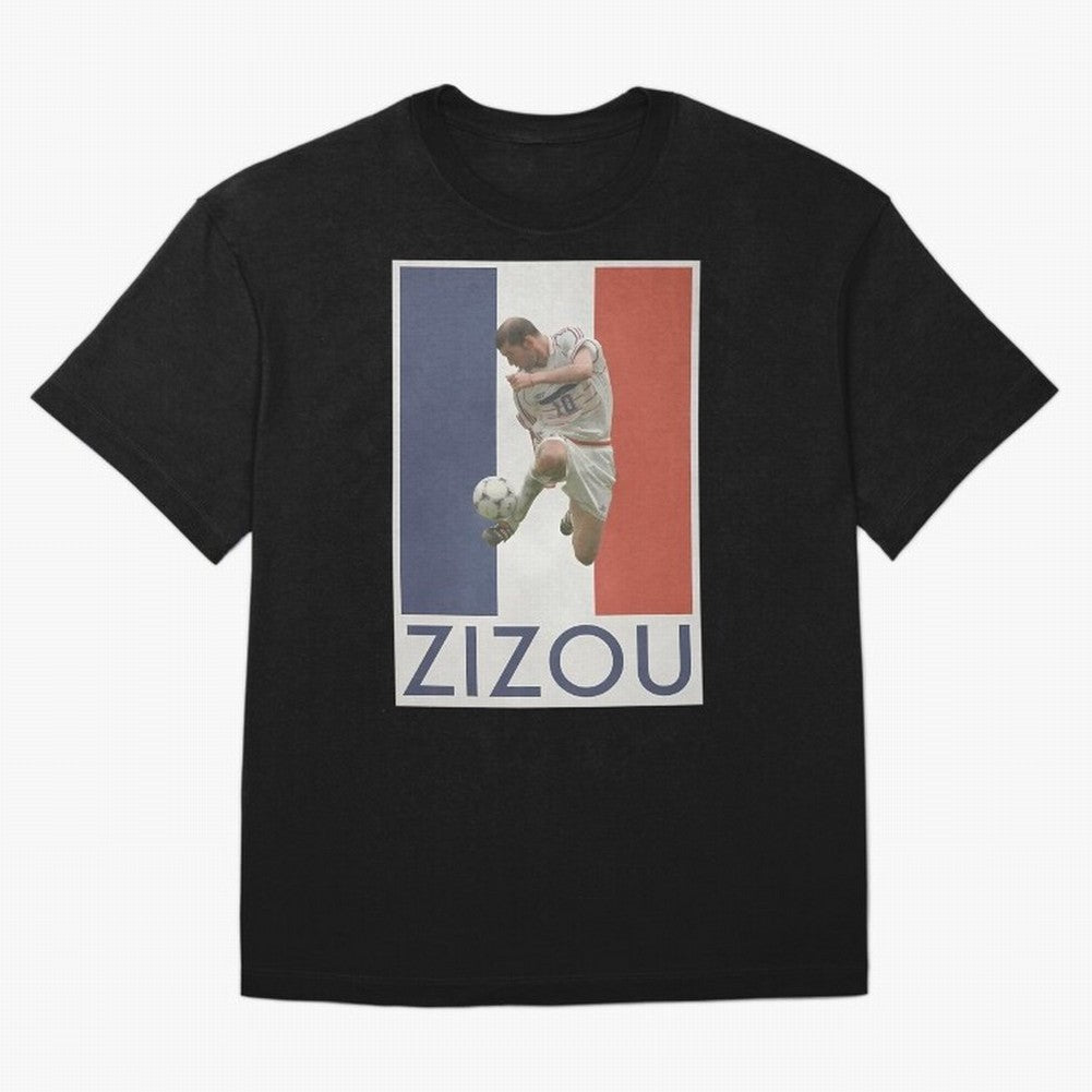 Football - Zidane Oversized T-Shirt Bring a Vintage Feel to Global Football Passion for FIFA World Cup 2026 Group Stage, Driven by Mbappe and Neymar, Argentina and Brazil, Championship Spirit, Famous Goals, Roaring Crowds and International Football