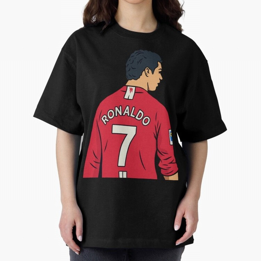 Cristiano Ronaldo Oversized T-Shirt Relive FIFA World Cup 2026 Spirit, Capturing England and Germany, Mbappe and Neymar, Global Supporter Spirit, Legendary Goals, National Colors and Tournament Celebration; Built for Supporters Chasing Trophy