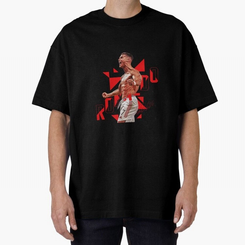 Cristiano Ronaldo Oversized T-Shirt Experience the FIFA World Cup 2026 Journey through Messi and Cristiano Ronaldo Highlights, England, France and Netherlands Pride, Global Supporter Spirit, Legendary Goals, National Colors and Tournament