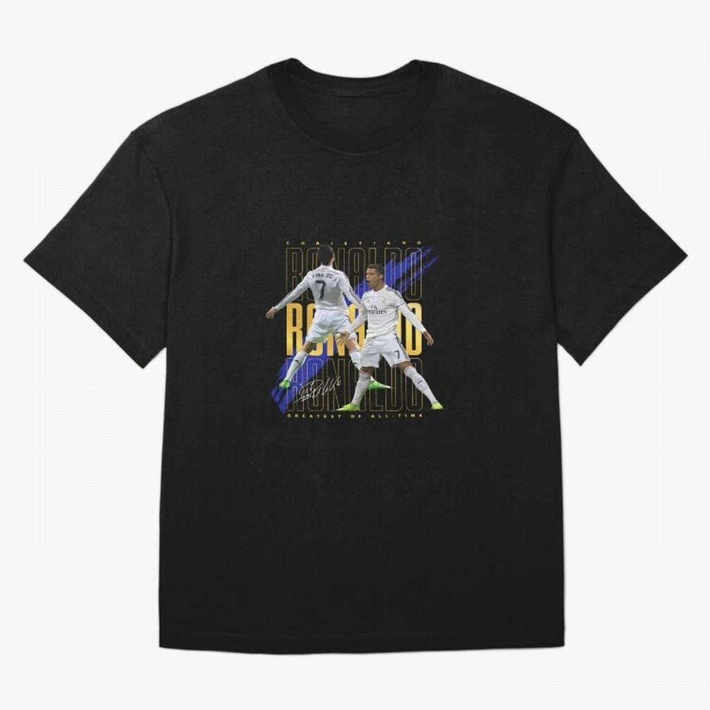 Cristiano Ronaldo Suuiii! Oversized T-Shirt Make the Season About Global Football Passion for FIFA World Cup 2026 USA Canada Mexico, Featuring Messi, CR7 and Mbappe, Argentina, France and Brazil, Championship Spirit, Famous Goals, Roaring Crowds