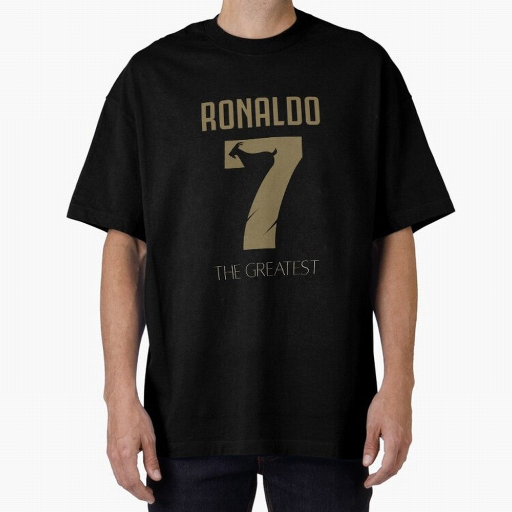 Cristiano Ronaldo Oversized T-Shirt Bring Home Global Football Passion for FIFA World Cup 2026, Highlighting Messi and Cristiano Ronaldo, England, France and Netherlands, Championship Spirit, Famous Goals, Roaring Crowds and International Football
