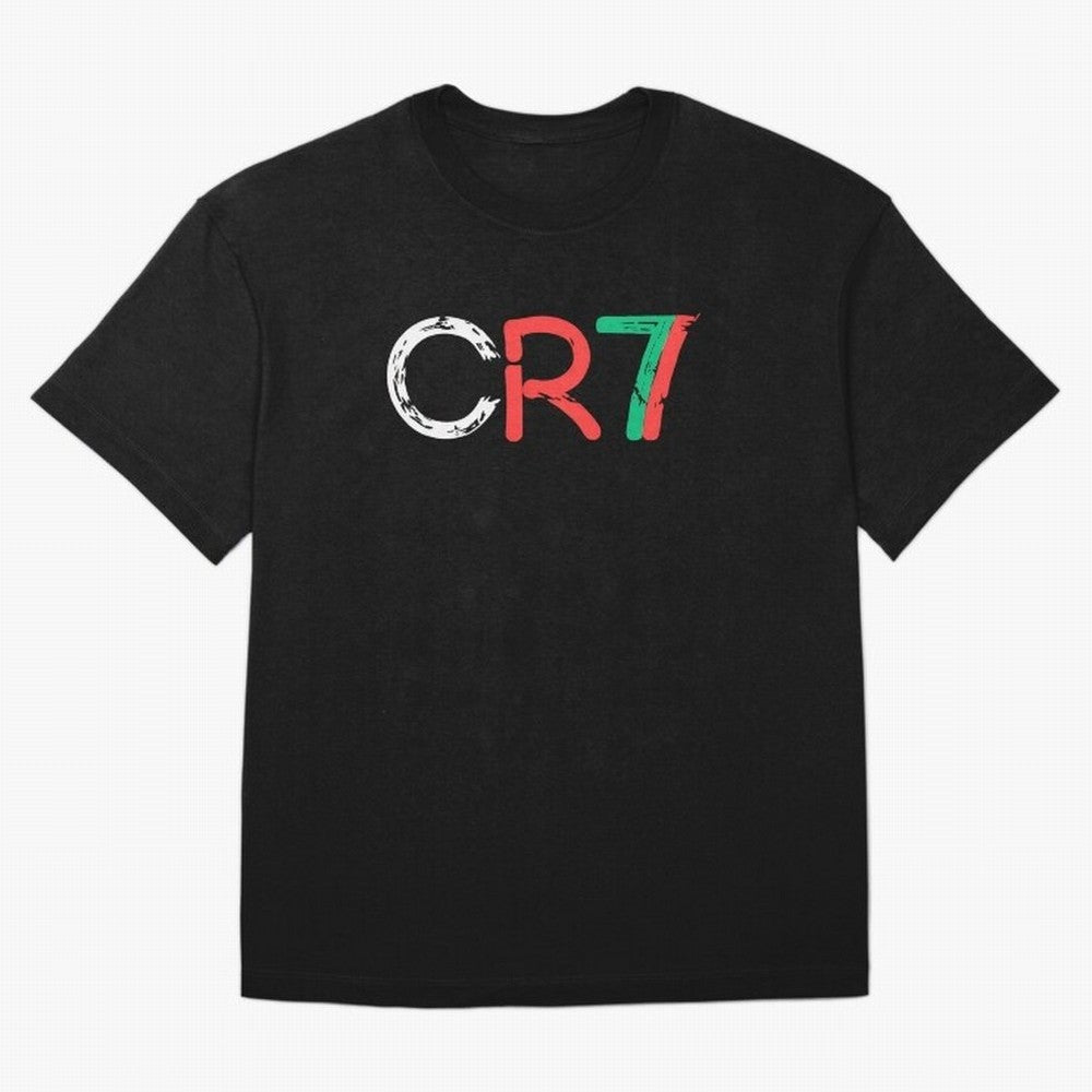 CR7 Portugal Colors Poster For Football Fans, Gift For Soccer Lovers Oversized T-Shirt Live the Energy of Global Football Passion for FIFA World Cup 2026, Centered on Messi, CR7 and Mbappe, Portugal, Worldwide Fan Energy, Dramatic Goals, Stadium