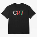 CR7 Portugal Colors Poster For Football Fans, Gift For Soccer Lovers Oversized T-Shirt Live the Energy of Global Football Passion for FIFA World Cup 2026, Centered on Messi, CR7 and Mbappe, Portugal, Worldwide Fan Energy, Dramatic Goals, Stadium