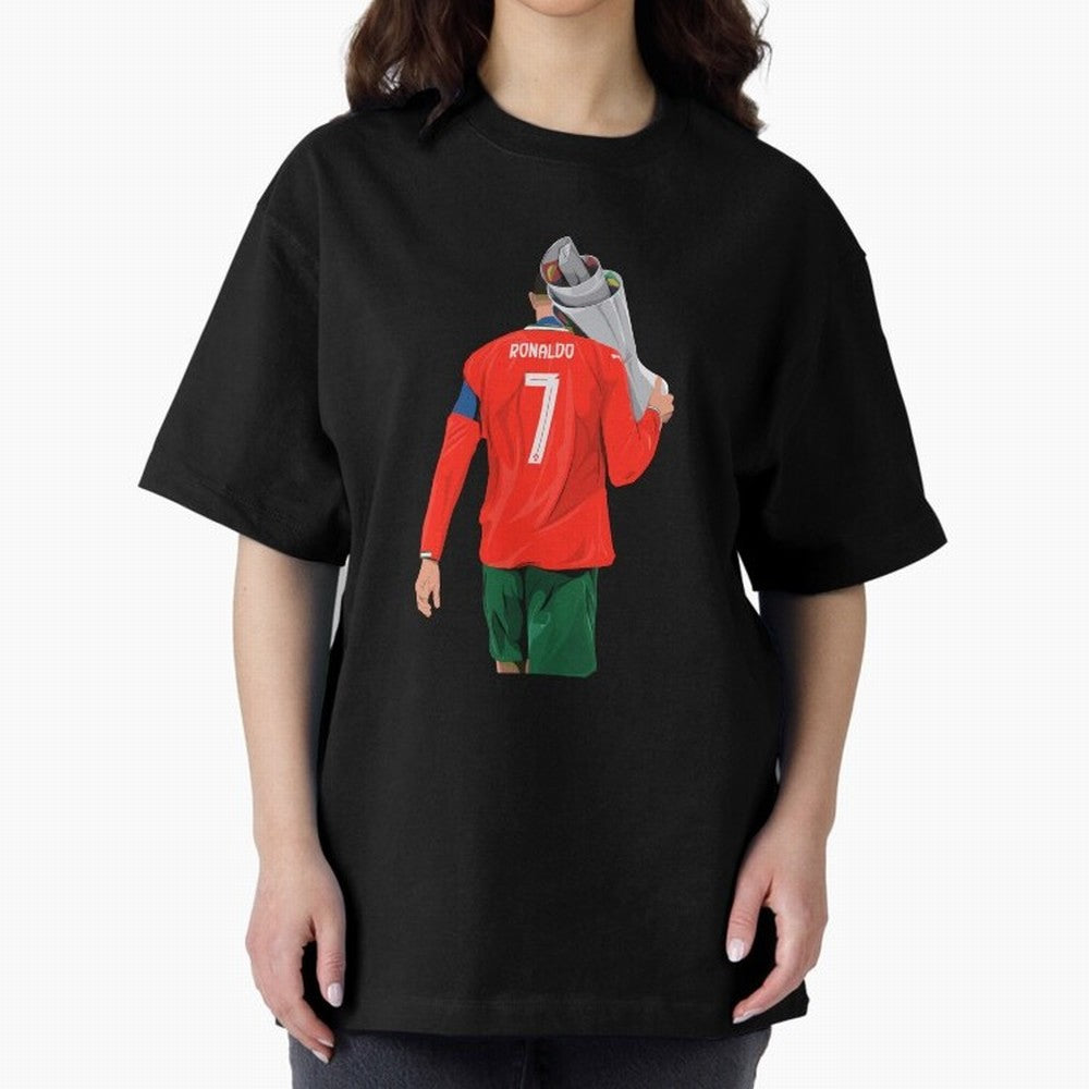 Cristiano Ronaldo Campion Oversized T-Shirt Bring Retro Soccer Energy to Global Football Passion for FIFA World Cup 2026, with Neymar, Haaland and Cristiano Ronaldo, Spain and Netherlands, Retro Football Energy, Iconic Rivalries, Trophy Chase Drama