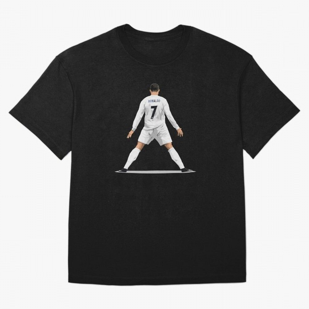 Cristiano Ronaldo Oversized T-Shirt Support the Legends of FIFA World Cup 2026 Group Stage Centered on Haaland and Mbappe, England, France and Netherlands Energy, Championship Spirit, Famous Goals, Roaring Crowds and International Football Unity;