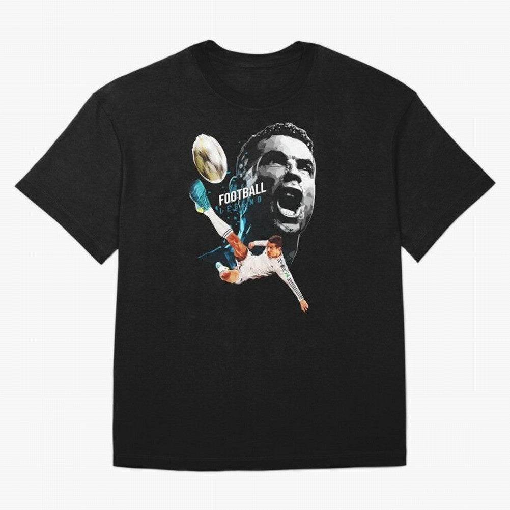 Cristiano Ronaldo Oversized T-Shirt Celebrate Supporters United by Global Football Passion for FIFA World Cup 2026, Inspired by Neymar, Haaland and Cristiano Ronaldo, England, France and Netherlands, Football Festival Excitement, Trophy Ambitions,
