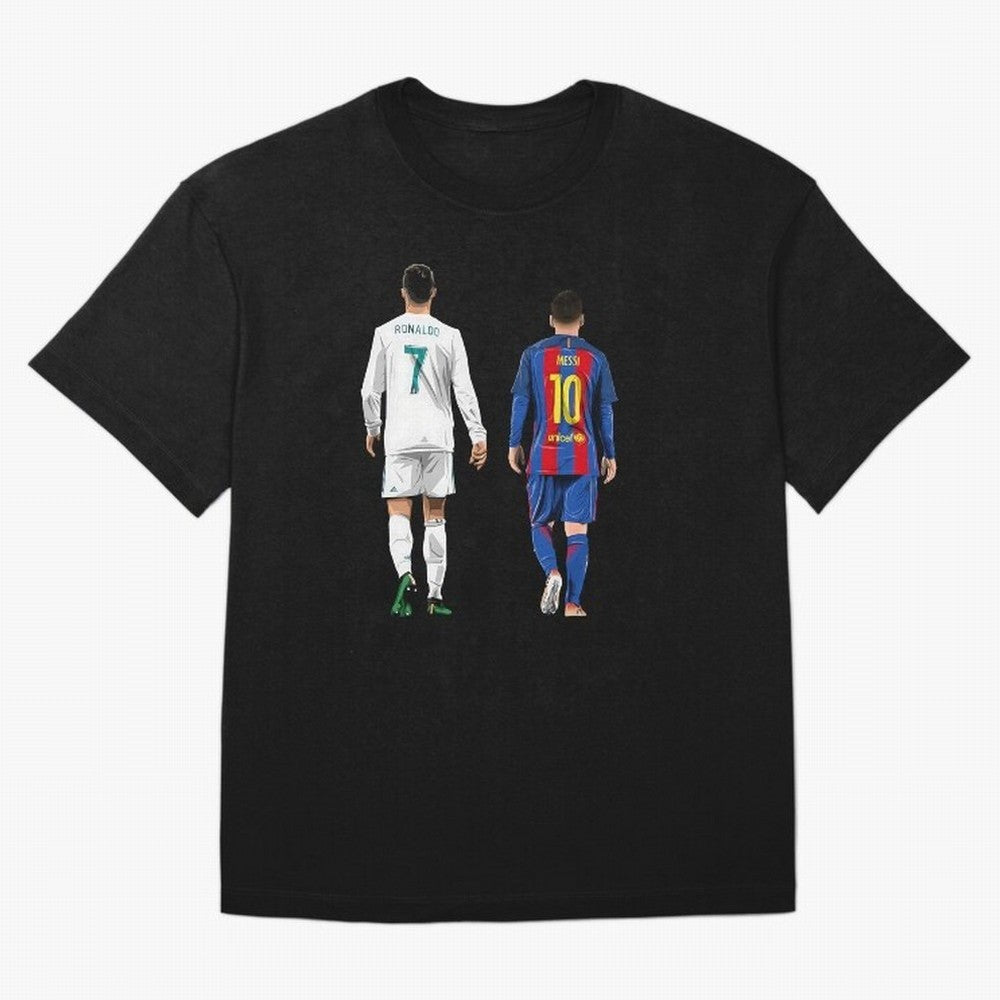 Cristiano Ronaldo & Messi vector Oversized T-Shirt Show Fan Pride Across FIFA World Cup 2026 Group Stage for Fans of Cristiano Ronaldo, Haaland and CR7 and Germany, Bringing Stadium Chants, National Pride, Trophy Dreams and Unforgettable Football