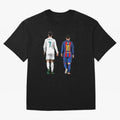Cristiano Ronaldo & Messi vector Oversized T-Shirt Show Fan Pride Across FIFA World Cup 2026 Group Stage for Fans of Cristiano Ronaldo, Haaland and CR7 and Germany, Bringing Stadium Chants, National Pride, Trophy Dreams and Unforgettable Football