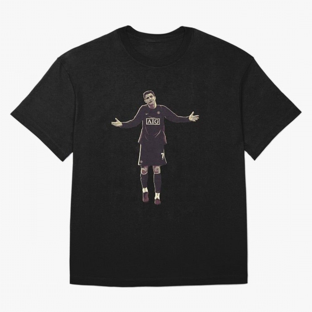 Cristiano Ronaldo Oversized T-Shirt Join FIFA World Cup 2026 USA Canada Mexico for Fans of Neymar and France and Portugal, Bringing Stadium Chants, National Pride, Trophy Dreams and Unforgettable Football Memories; Perfect for Supporters Who Want
