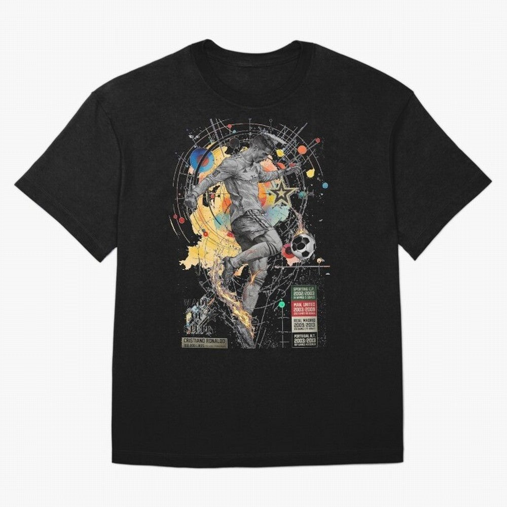 Cristiano Ronaldo Football Playmaker Oversized T-Shirt Support Iconic Players in FIFA World Cup 2026 Group Stage Made for Cristiano Ronaldo, Haaland and CR7, Germany Energy, Match Day Excitement, Supporter Culture, Golden Goals and Global Football