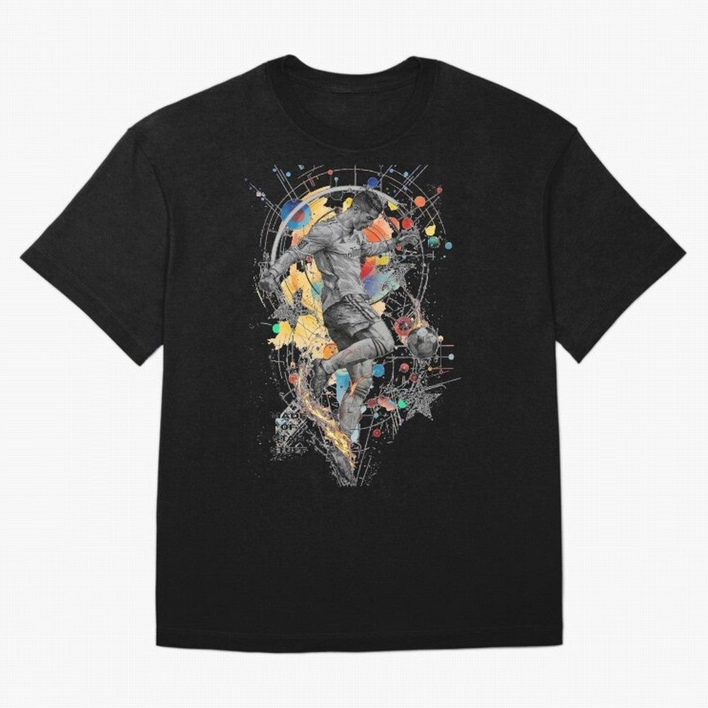Cristiano Ronaldo Football Playmaker Oversized T-Shirt Follow the FIFA World Cup 2026 Journey through Neymar, Haaland and Cristiano Ronaldo Highlights, England, France and Netherlands Pride, Stadium Memories, Football Loyalty, International Chants