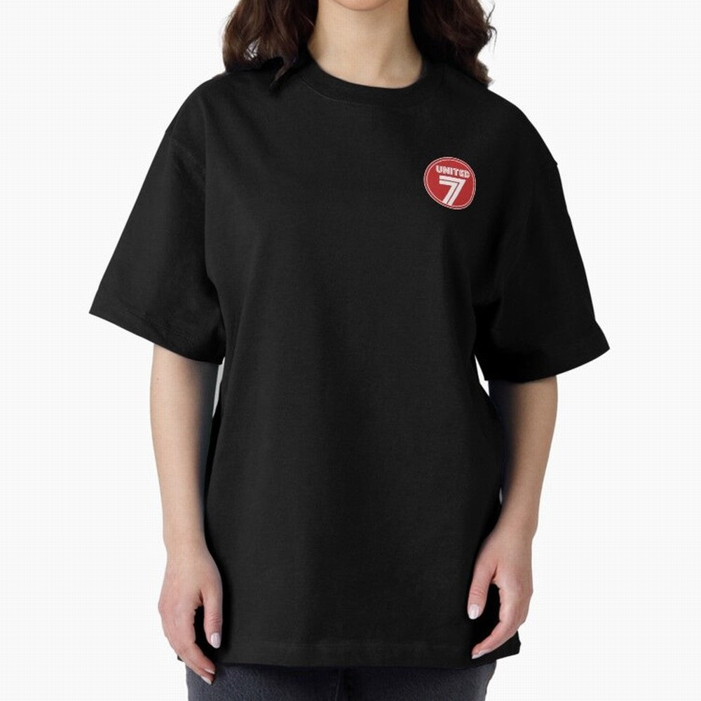 United 7 Manchester United Magnificent Sevens Oversized T-Shirt Honor the Beautiful Game during FIFA World Cup 2026 USA Canada Mexico Capturing Neymar, Haaland and Cristiano Ronaldo, Portugal, Spain and Germany Energy, Worldwide Fan Energy,
