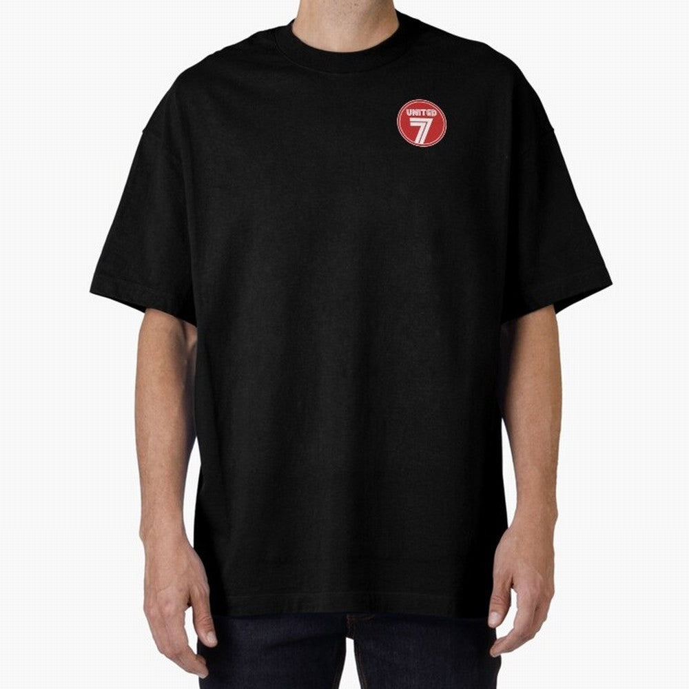 United 7 Manchester United Magnificent Sevens Oversized T-Shirt Honor the Beautiful Game during FIFA World Cup 2026 USA Canada Mexico Capturing Neymar, Haaland and Cristiano Ronaldo, Portugal, Spain and Germany Energy, Worldwide Fan Energy,