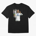 Cristiano Ronaldo with the cup Oversized T-Shirt Celebrate Unforgettable Nights in the FIFA World Cup 2026 Group Stage Journey through Cristiano Ronaldo, Haaland and CR7 Highlights, Germany Pride, Game Day Rituals, Football Legends, Country Pride