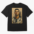 The Architect of Victory Oversized T-Shirt Honor the Football Icons of FIFA World Cup 2026 USA Canada Mexico for Fans of CR7 and Messi and Spain, Bringing Match Day Excitement, Supporter Culture, Golden Goals and Global Football Passion; Perfect