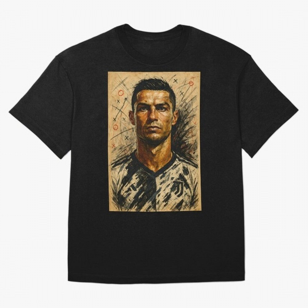 The Architect of Victory Oversized T-Shirt Honor the Football Icons of FIFA World Cup 2026 USA Canada Mexico for Fans of CR7 and Messi and Spain, Bringing Match Day Excitement, Supporter Culture, Golden Goals and Global Football Passion; Perfect