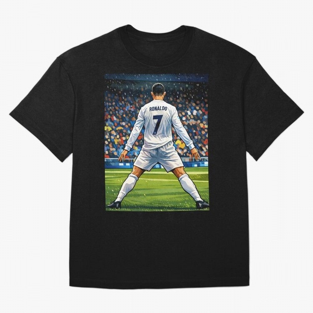 CR7 Oversized T-Shirt Bring World Football Passion into FIFA World Cup 2026 Group Stage Spirit, Built around Portugal, Spain and Germany, Haaland, Soccer Culture, Superstar Moments, National Team Dreams and Competitive Fire; Ideal for Passionate