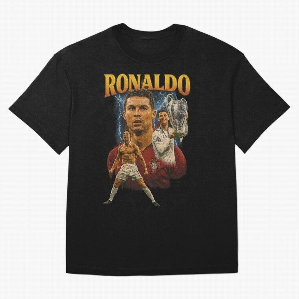 Cristiano Ronaldo CR7 Retro clothing | Vintage Football Legend Oversized T-Shirt Elevate the FIFA World Cup 2026 Journey through Messi Highlights, Netherlands Pride, Classic Soccer Heritage, Championship Pressure, Fan Loyalty and International