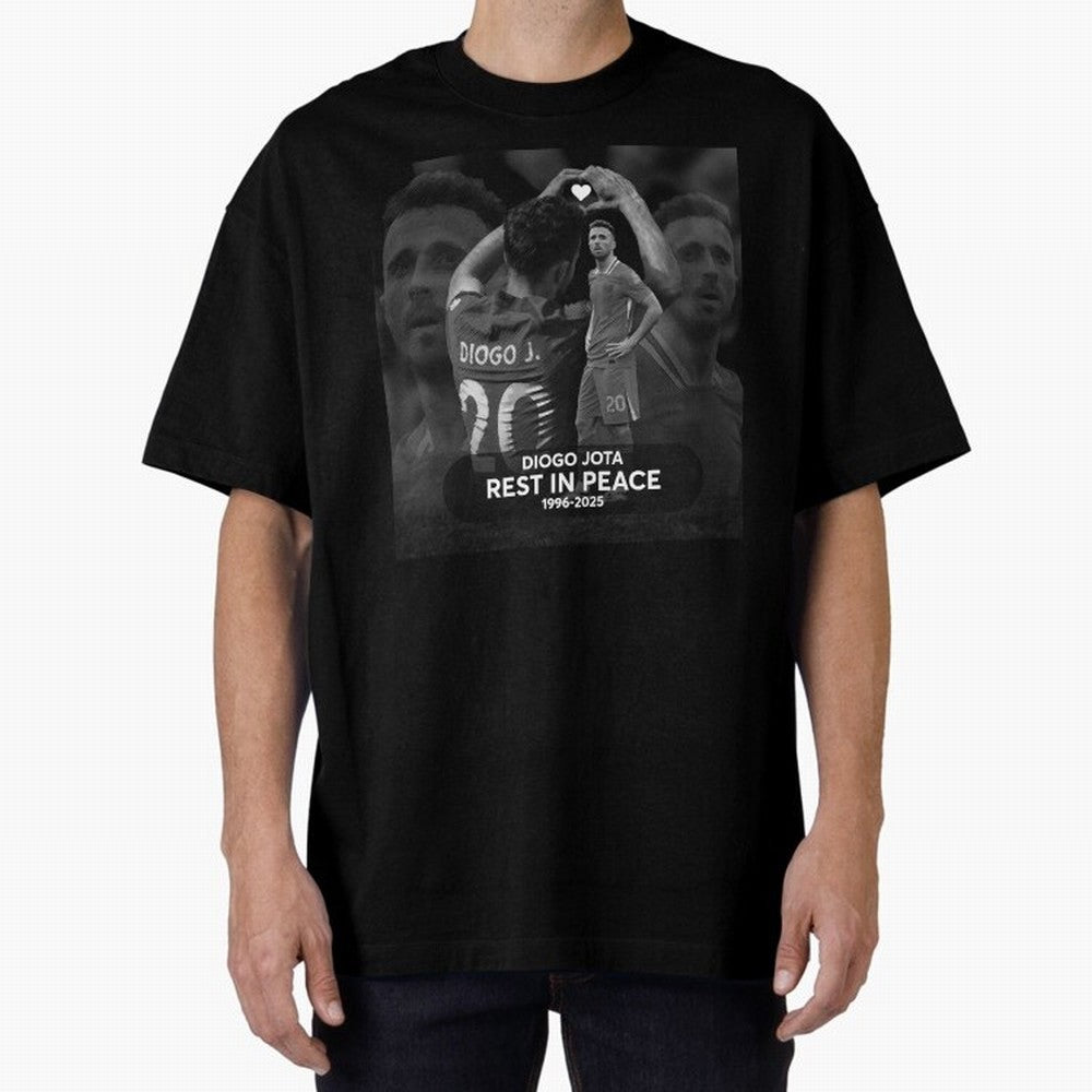 Diogo Jota rest in peace Oversized T-Shirt Share the Excitement of the FIFA World Cup 2026 USA Canada Mexico Journey through CR7 Highlights, Argentina and Brazil Pride, Vintage Soccer Flavor, Modern Football Stars, National Flags and Final Night