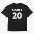 Diogo Jota number 20 Oversized T-Shirt Celebrate Fan Favorites in Match Day Hype around FIFA World Cup 2026, Haaland and Mbappe, Brazil, Sports Nostalgia, International Competition, Famous Players and Unforgettable Victories; Perfect for Fans,