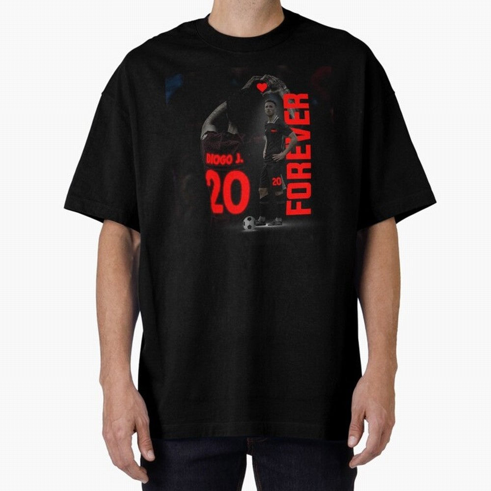 Diogo jota forever Oversized T-Shirt Celebrate the Biggest Stage of the FIFA World Cup 2026 Journey through Mbappe Highlights, Brazil, Portugal and Argentina Pride, Stadium Chants, National Pride, Trophy Dreams and Unforgettable Football Memories;