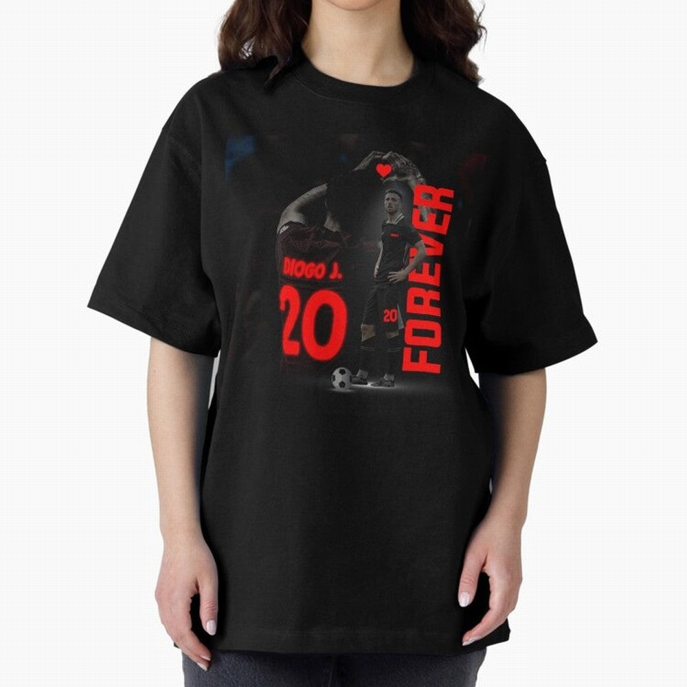 Diogo jota forever Oversized T-Shirt Celebrate the Biggest Stage of the FIFA World Cup 2026 Journey through Mbappe Highlights, Brazil, Portugal and Argentina Pride, Stadium Chants, National Pride, Trophy Dreams and Unforgettable Football Memories;