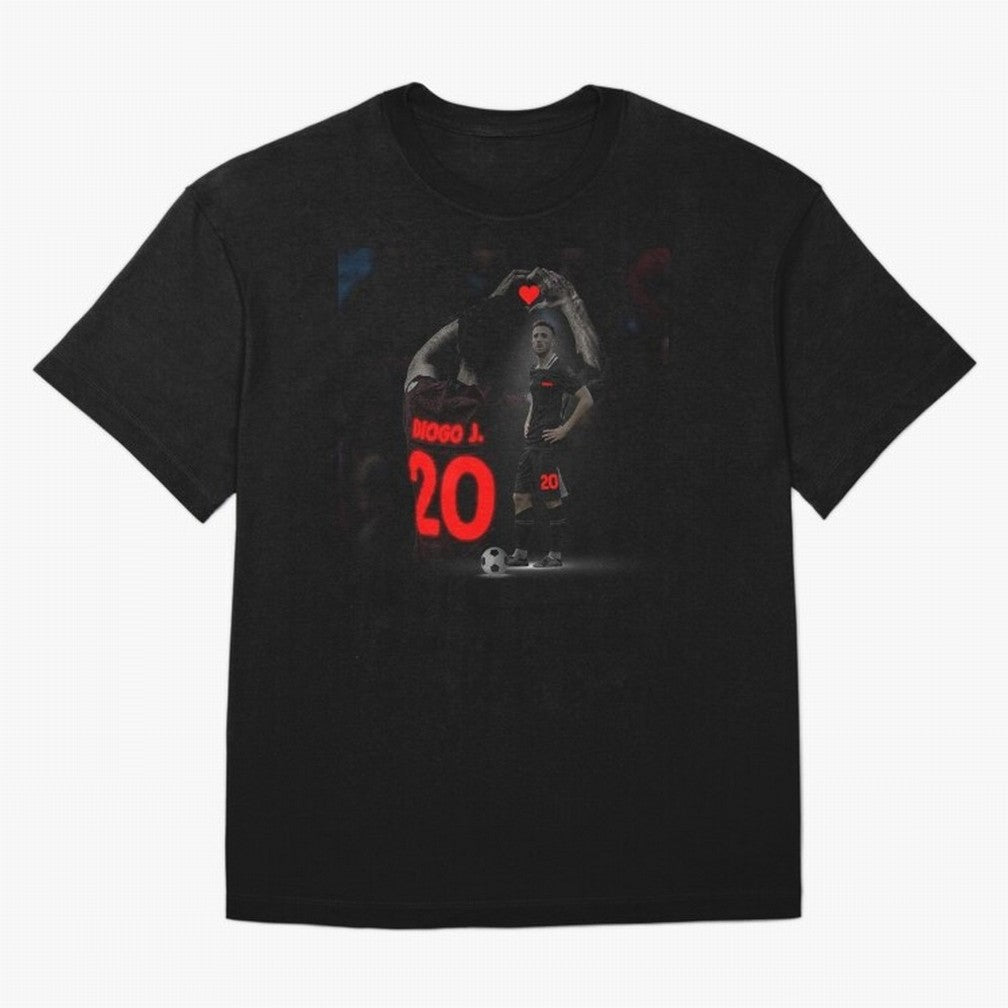 Diogo Jota poster Oversized T-Shirt Feel the Heartbeat of FIFA World Cup 2026 Spirit, with Portugal, Spain and Germany, Cristiano Ronaldo, Haaland and CR7, Stadium Memories, Football Loyalty, International Chants and Championship Tradition; Perfect