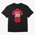 Diogo Jota jersey Oversized T-Shirt Feel the Trophy Chase of Global Football Passion for FIFA World Cup 2026, Filled with Haaland and Mbappe, Spain, Stadium Chants, National Pride, Trophy Dreams and Unforgettable Football Memories; Created for