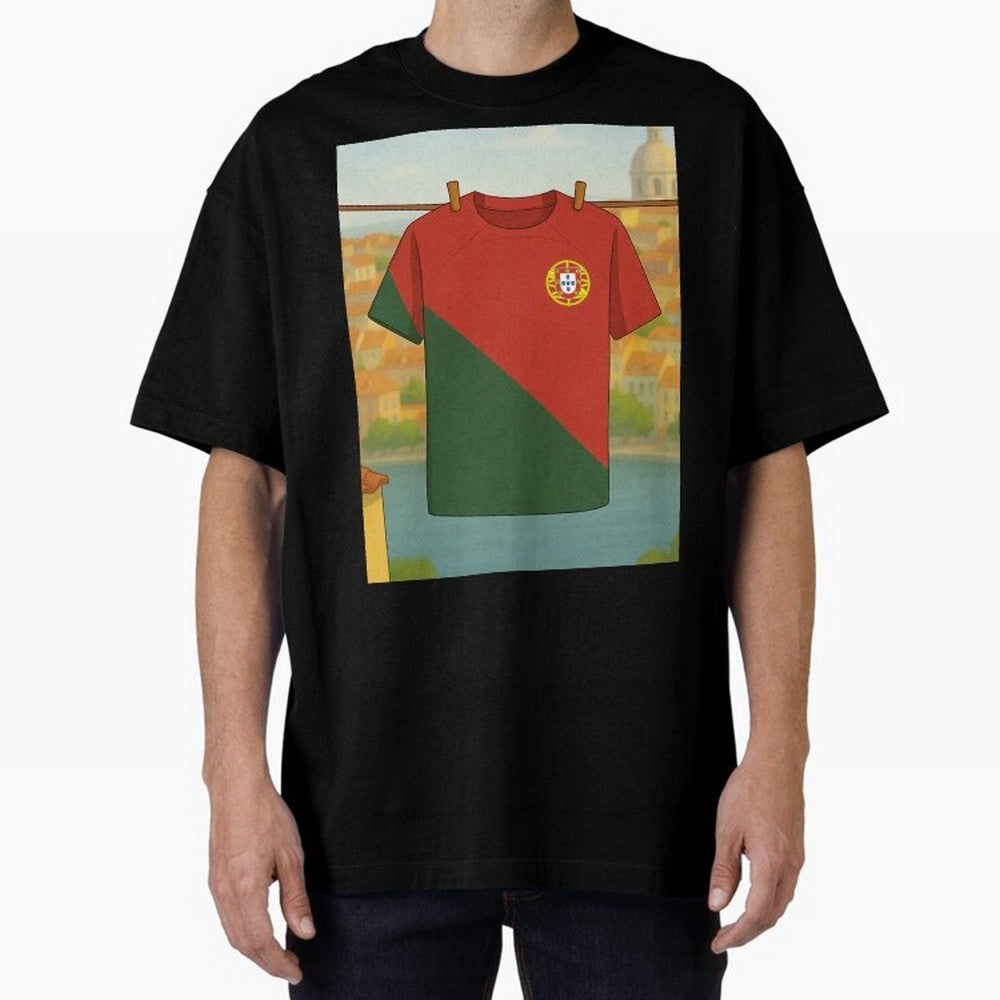 Our Love for Portugal Will never fade Oversized T-Shirt Enjoy Match Day Hype around FIFA World Cup 2026 USA Canada Mexico, Messi, England, Retro Football Energy, Iconic Rivalries, Trophy Chase Drama and Stadium Atmosphere; Ideal for Fans Who Follow