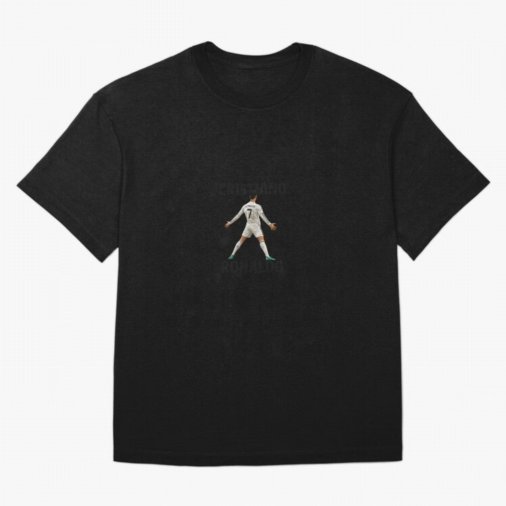 Cristiano Ronaldo ¨C Iconic Celebration Pose | Football Art Oversized T-Shirt Honor the Beautiful Game during FIFA World Cup 2026 USA Canada Mexico Capturing Neymar, Haaland and Cristiano Ronaldo, Portugal, Spain and Germany Energy, Worldwide Fan