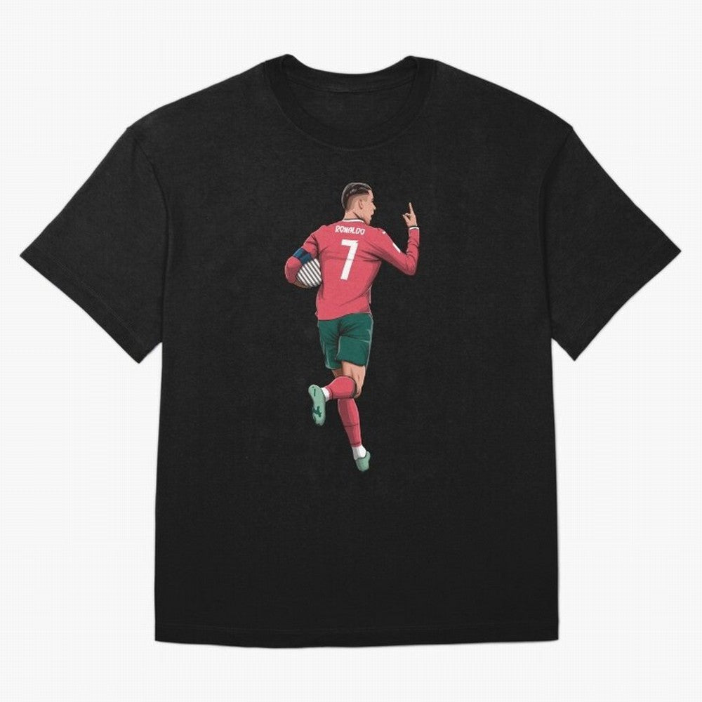 Cristiano Ronaldo Oversized T-Shirt Celebrate Match Day Hype around FIFA World Cup 2026, Messi and Cristiano Ronaldo, England, France and Netherlands, Vintage Soccer Flavor, Modern Football Stars, National Flags and Final Night Emotion; Ideal for