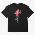 Cristiano Ronaldo Oversized T-Shirt Celebrate Match Day Hype around FIFA World Cup 2026, Messi and Cristiano Ronaldo, England, France and Netherlands, Vintage Soccer Flavor, Modern Football Stars, National Flags and Final Night Emotion; Ideal for