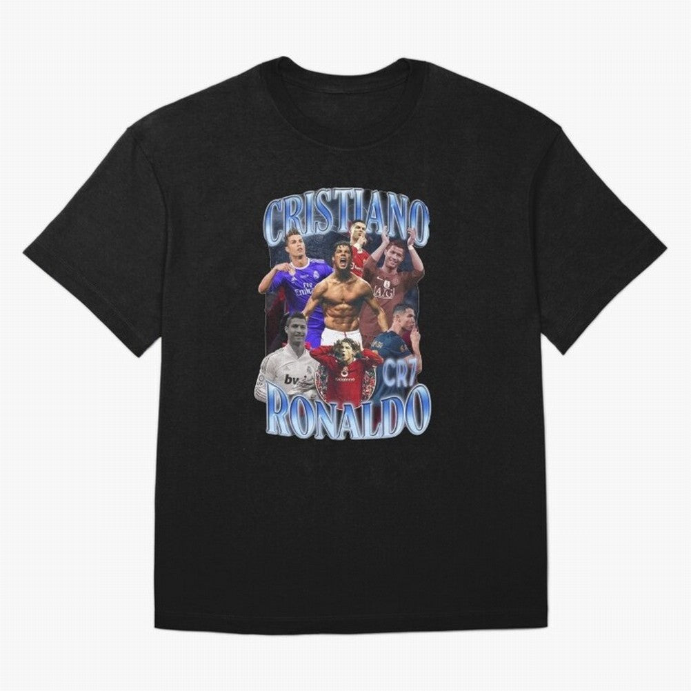 Cristiano Ronaldo GOAT Oversized T-Shirt Celebrate Unforgettable Nights in Global Football Passion for FIFA World Cup 2026, Filled with Neymar, Haaland and Cristiano Ronaldo, Argentina, France and Brazil, Champion Mindset, Group Stage Buzz,