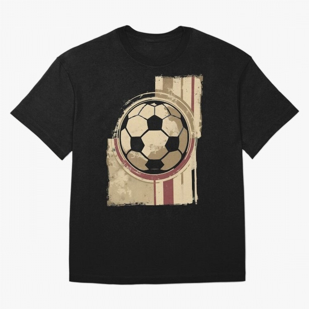 Soccer ball Oversized T-Shirt Turn Up for the FIFA World Cup 2026 Journey through Messi, Neymar and Mbappe Highlights, France and Portugal Pride, Championship Spirit, Famous Goals, Roaring Crowds and International Football Unity; Ideal for