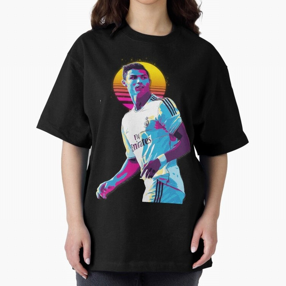 Christiano Ronaldo retro 2 Oversized T-Shirt Bring Retro Soccer Energy to FIFA World Cup 2026 USA Canada Mexico for Fans of Messi, CR7 and Mbappe and Germany, Bringing Worldwide Fan Energy, Dramatic Goals, Stadium Lights and Championship
