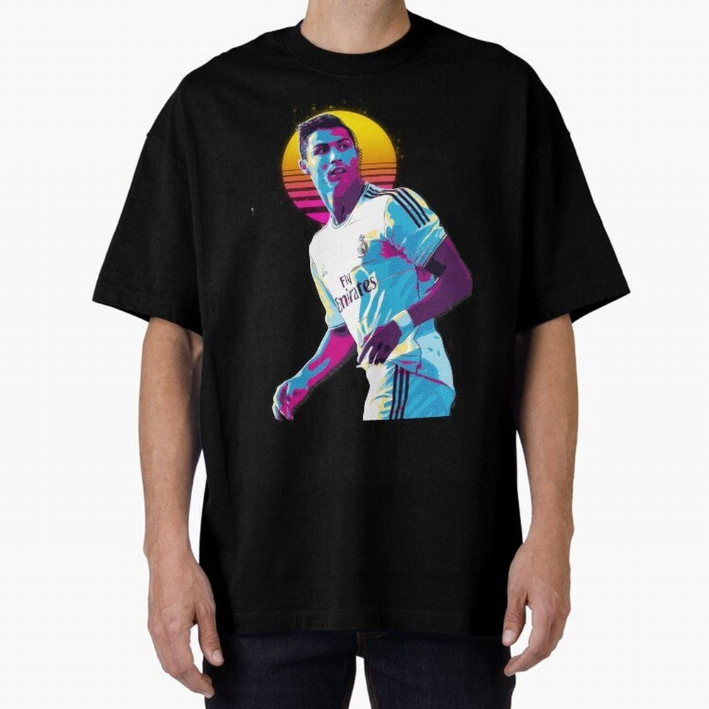 Christiano Ronaldo retro 2 Oversized T-Shirt Bring Retro Soccer Energy to FIFA World Cup 2026 USA Canada Mexico for Fans of Messi, CR7 and Mbappe and Germany, Bringing Worldwide Fan Energy, Dramatic Goals, Stadium Lights and Championship