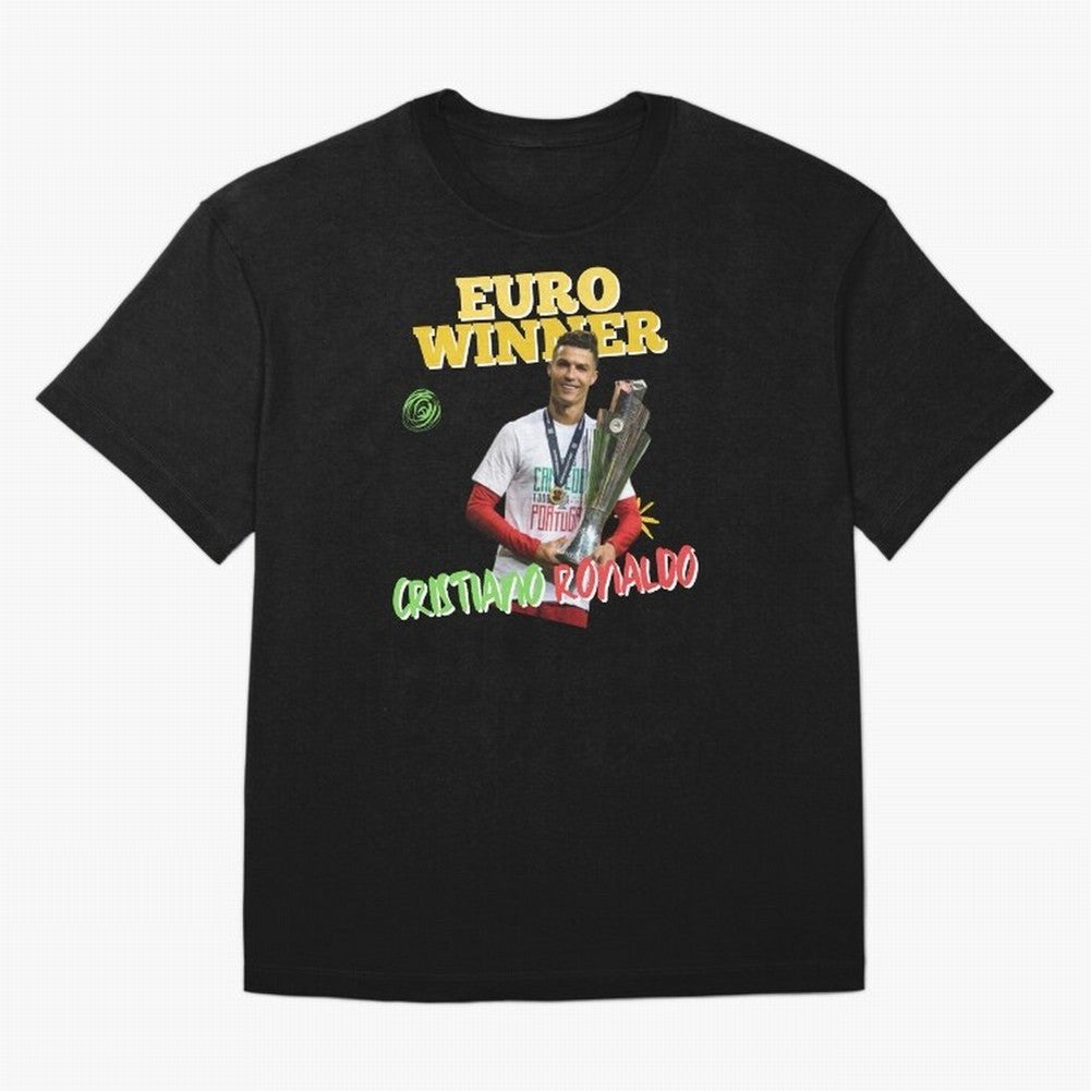 Cristiano Ronaldo Euro Winner Oversized T-Shirt Make the Season About the FIFA World Cup 2026 USA Canada Mexico Journey through Neymar Highlights, Spain Pride, Stadium Memories, Football Loyalty, International Chants and Championship Tradition;